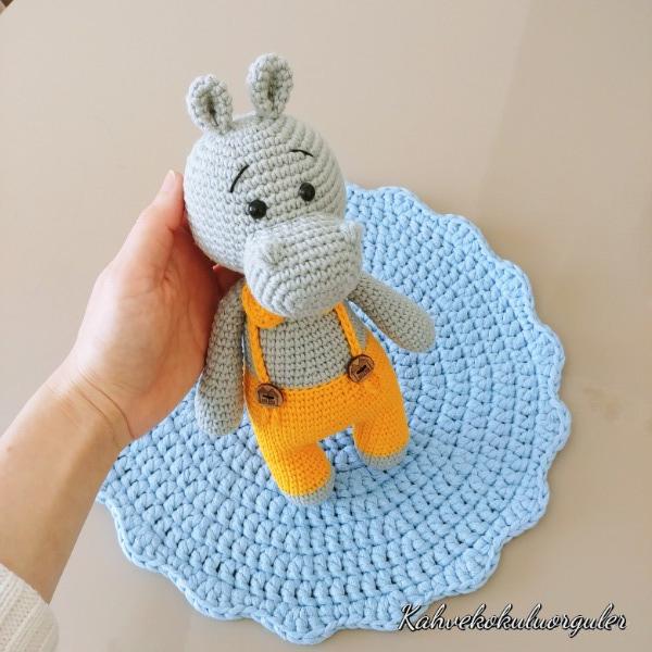 Amigurumi Örgü Oyuncak Su Aygırı Hanımlar Pasajı Hanımların