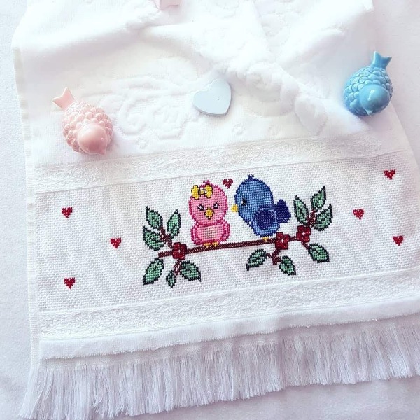 Mutfak havlusu etamin şablon