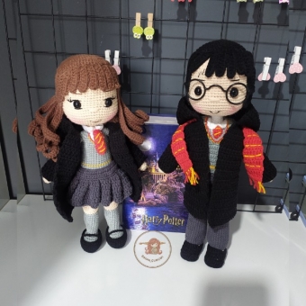 Amigurumi herriy Potter ve hermoni