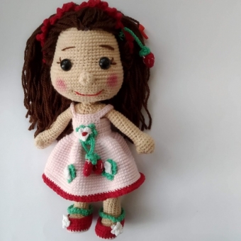 Amigurumi  Çilek kız