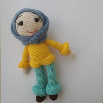 Amigurumi Tesettürlü Bebek