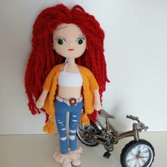 Amigurumi Minnoş Kız Oyuncağı