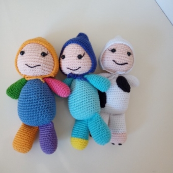Amigurumi Şapşik Üçüzler