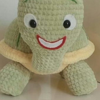 Amigurumi Kaplumbağa Tosbik Oyuncak