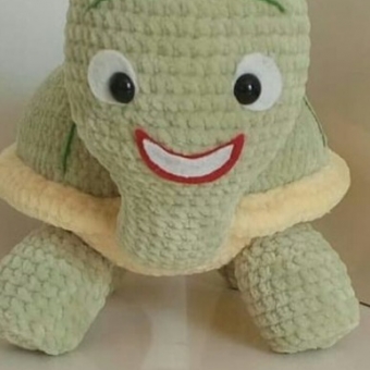 amigurumi kaplumbağa tosbik oyuncak