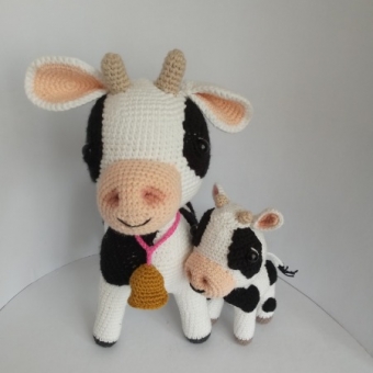 Amigurumi  Sütaş İneği Ve Buzu