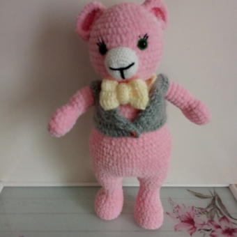 Amigurumi Kadife İp Ayı