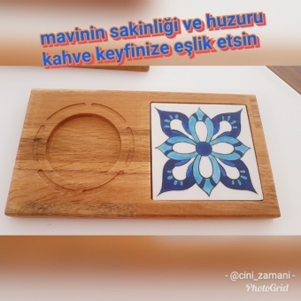 Çinili Ahşap Sunumluklar