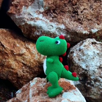 Amigurumi T-Rex Dinazor