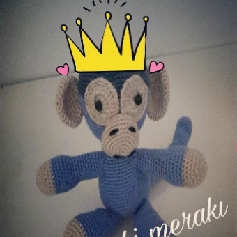 Amigurumi Maymun Oyuncak