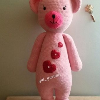 Amigurumi Pembe ayı