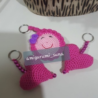 Amigurumi anahtarlık