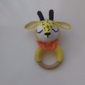 Amigurumi zürafa çıngırak