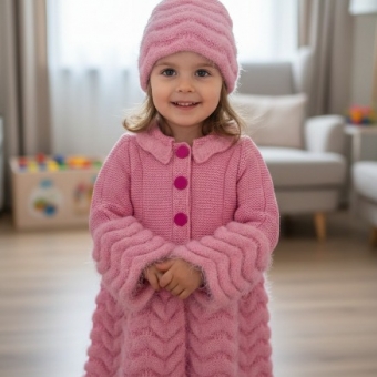 Kürklü Hırka ve Bere