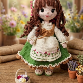 Amigurumi Köy Kızı
