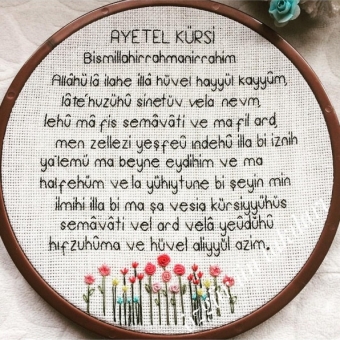 Nakış İşlemeli Pano