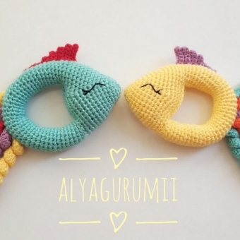 Amigurumi Balık Çıngırak