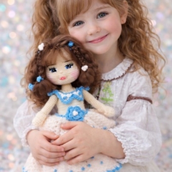 Amigurumi Barbie Bebek