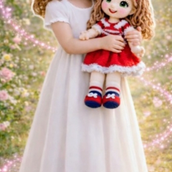 Amigurumi Yeni yıl Bebeği