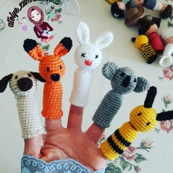Amigurumi Parmak Kukla (Hayvanlar)
