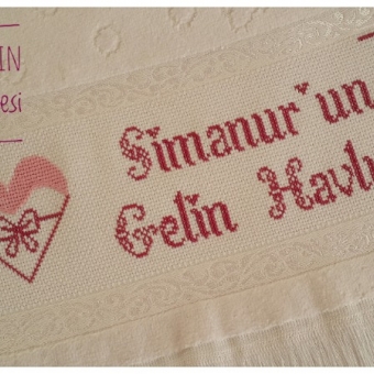Etamin Gelin Havlusu